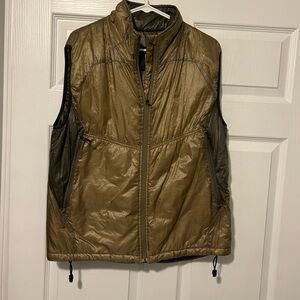 REI down vest Brown and Olive
